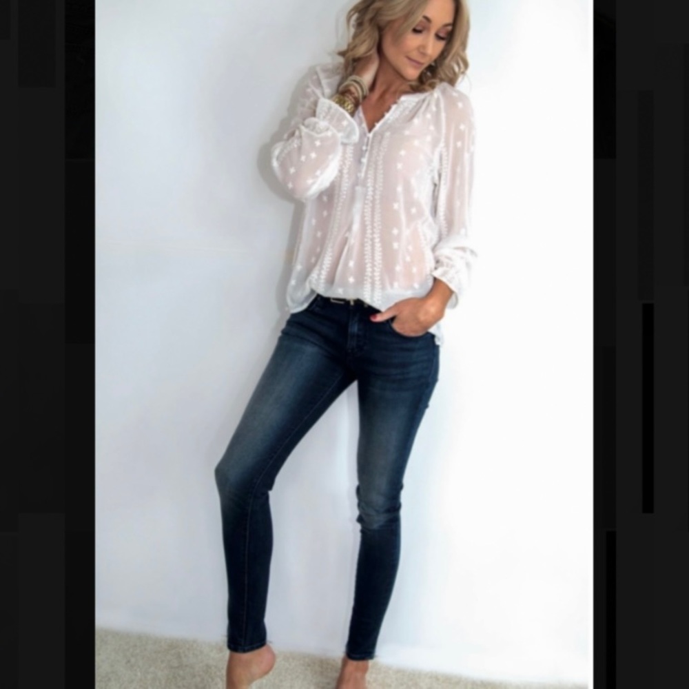 Cult of Individuality High Rise Gypsy Dark Wash Size 26